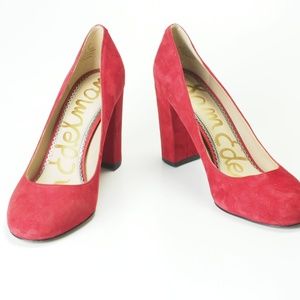 Sam Edelmam Pump Red Shoes Size 9